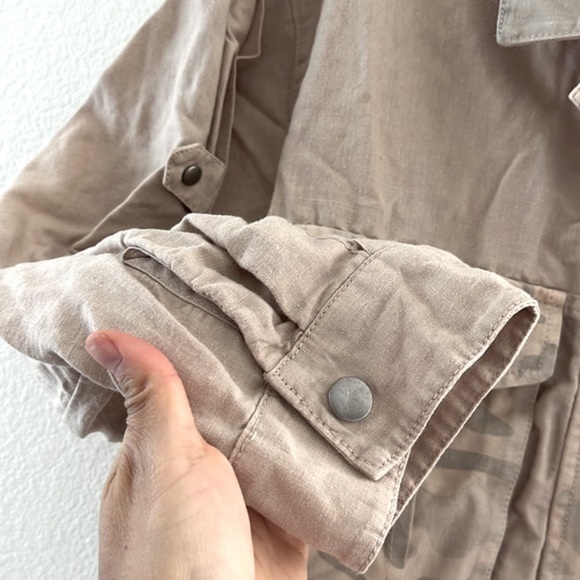 Anthropologie Hei Hei cropped linen jacket sz XS - Picture 6 of 12